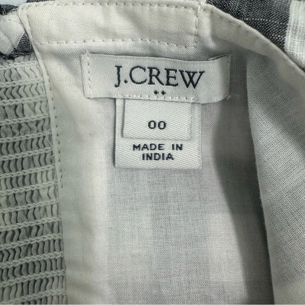 J.Crew NWOT Women’s Midi Gingham Dress SZ 00 - Picture 6 of 9